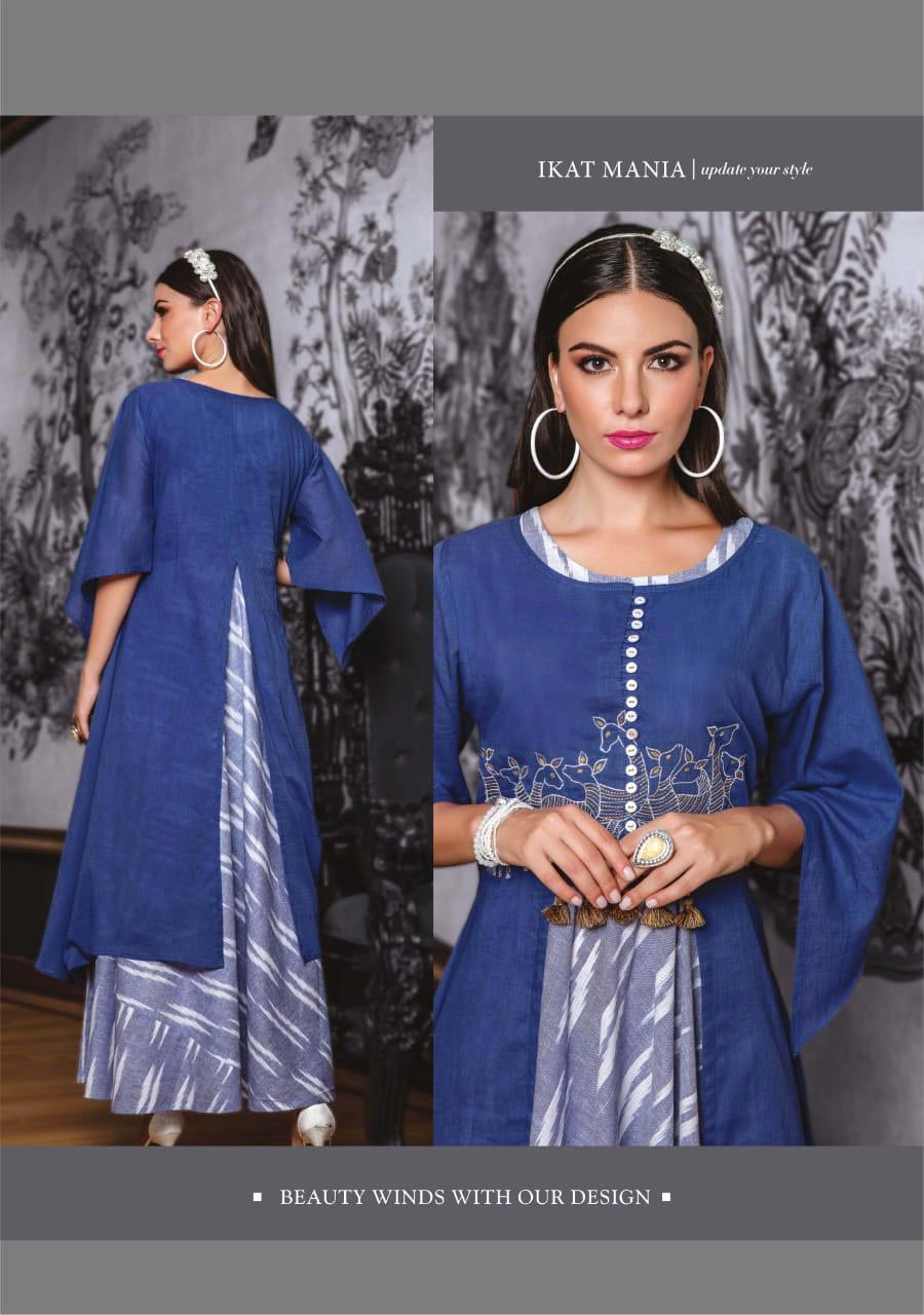 Grace Vol-1 Kiana Cotton Ekkat Printed Anarkali Kurti Grace Vol-1 Kiana Cotton Ekkat Printed Anarkali Kurti